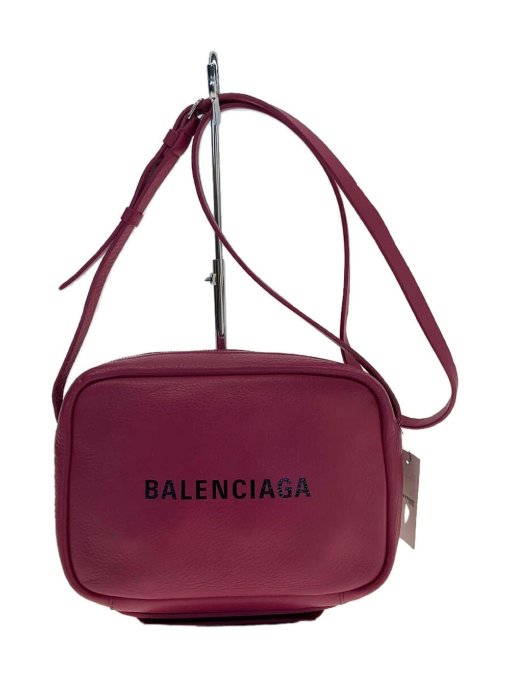 Balenciaga CAMERA BAG Shoulder Leather Pink
